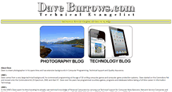 Desktop Screenshot of daveburrows.com