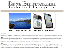 Tablet Screenshot of daveburrows.com
